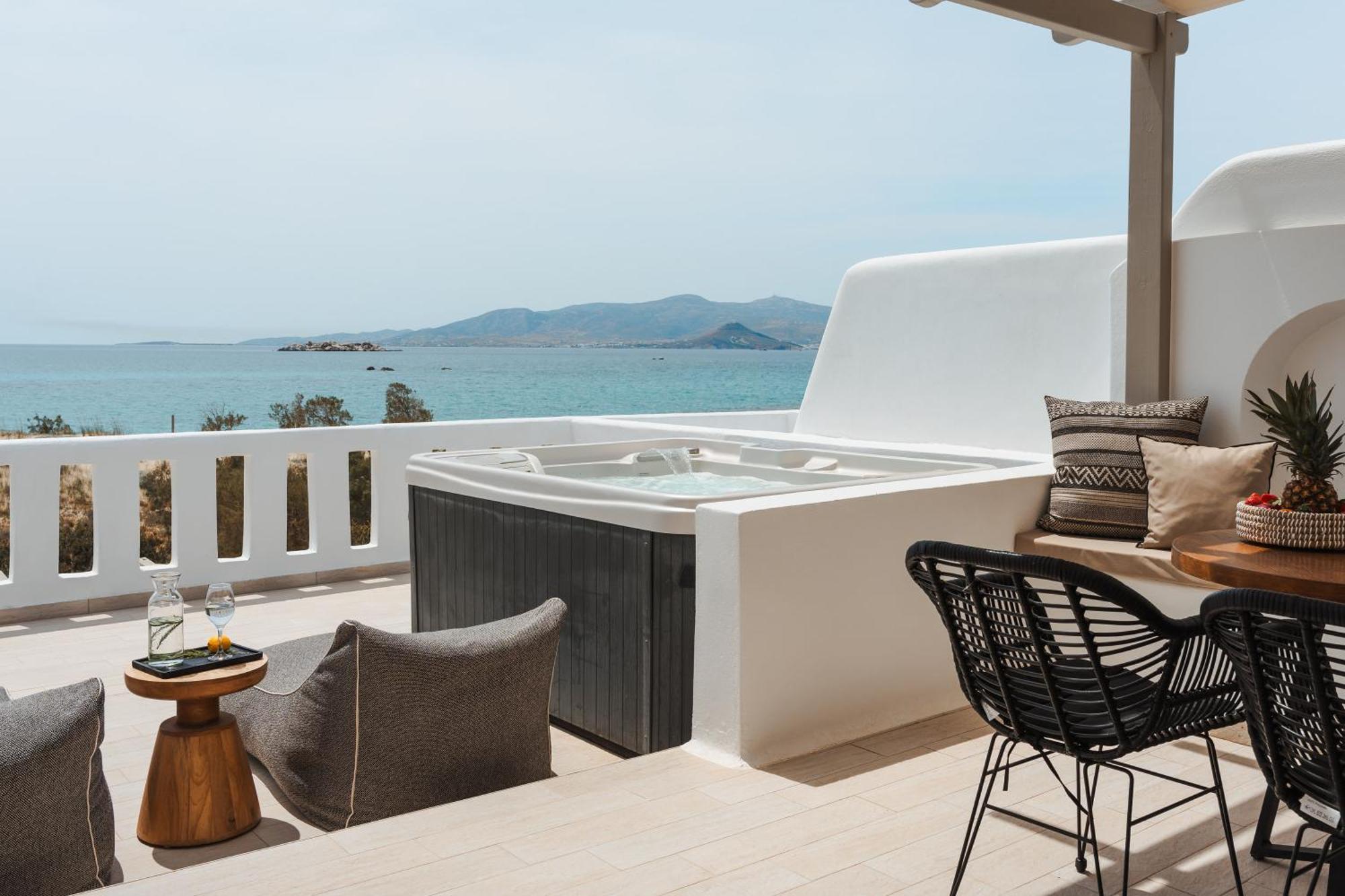 Almiriki Naxos Beachside Living Pláka Esterno foto